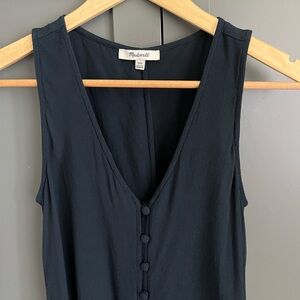 Madewell Heather Button Front Dress XXS